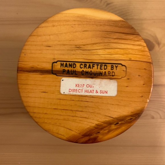 Handcrafted vintage wooden trinket dish / chalice - Picture 5 of 7